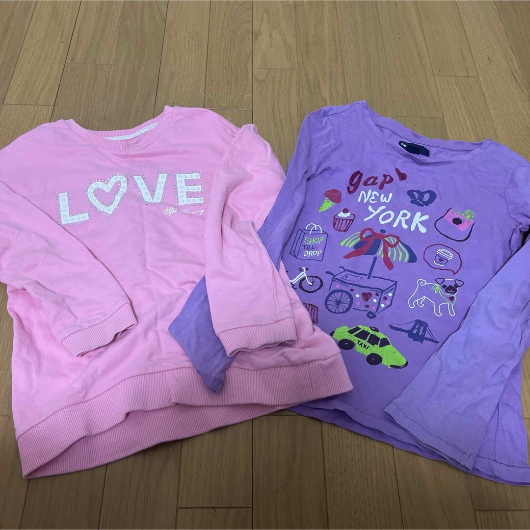 トレーナー　ロンT キッズ/ベビー/マタニティのキッズ服女の子用(90cm~)(Tシャツ/カットソー)の商品写真