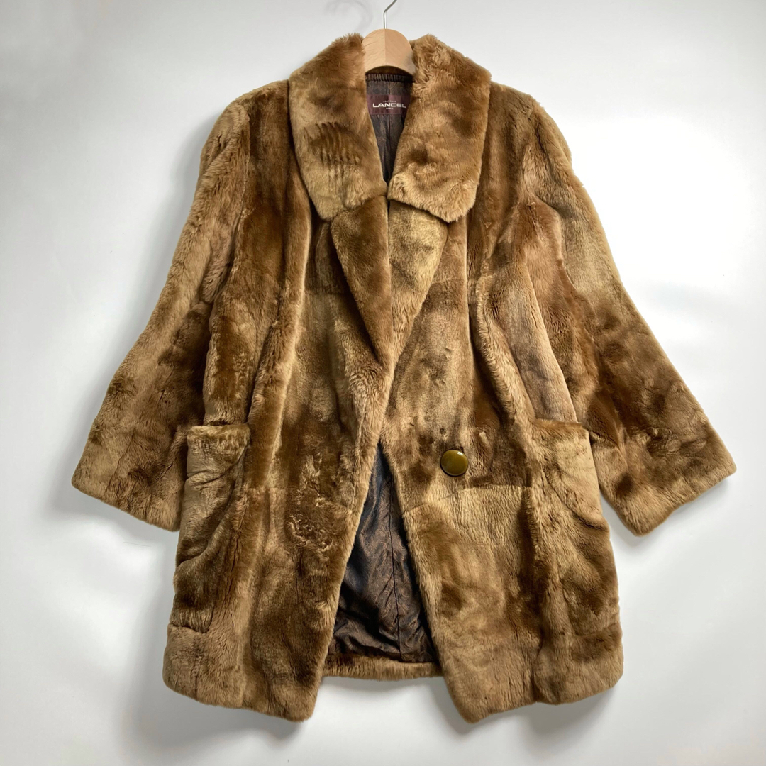 LANCEL(ランセル)のレア本毛皮ヌートリア製ランセル レディースのジャケット/アウター(毛皮/ファーコート)の商品写真