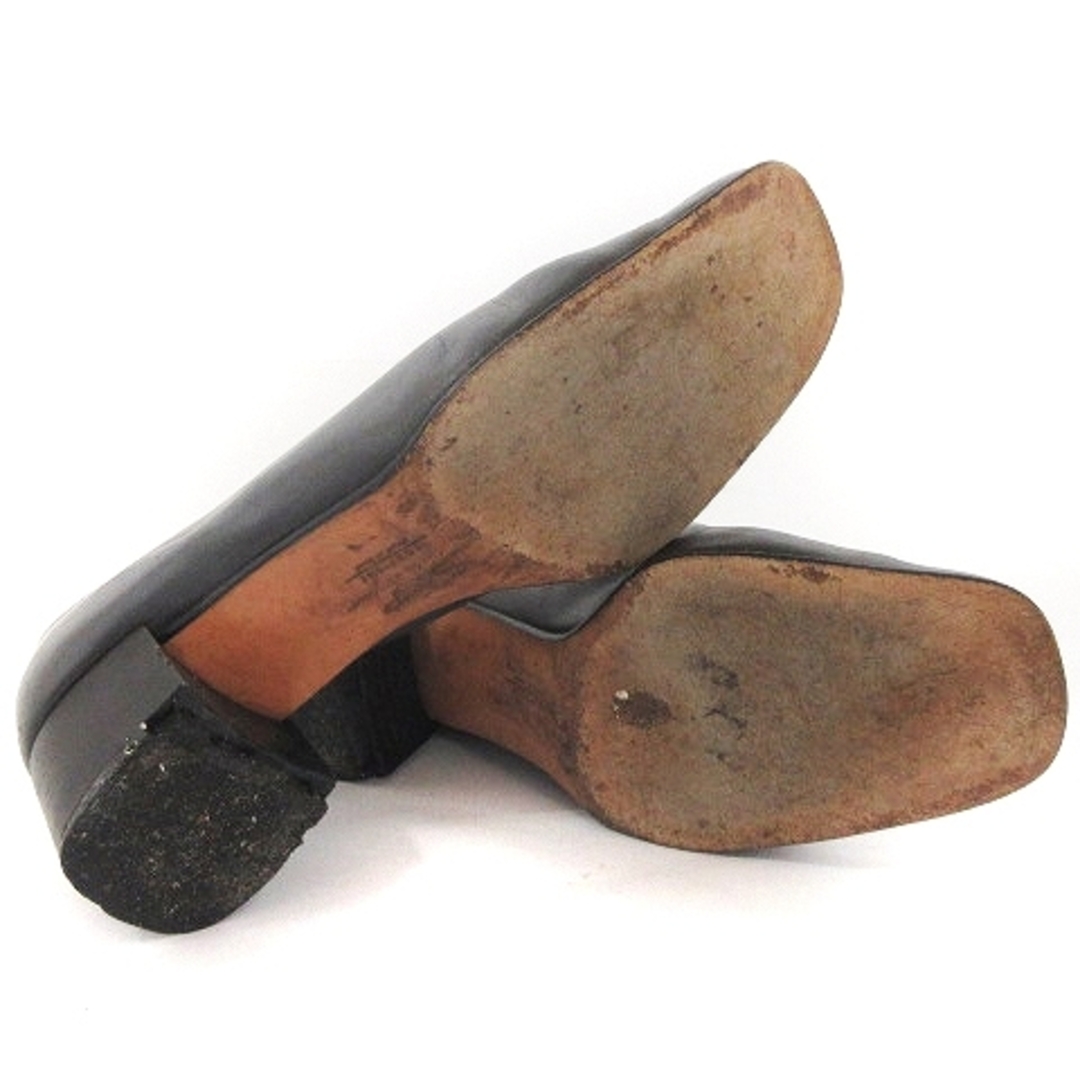 Salvatore Ferragamo(サルヴァトーレフェラガモ)のサルヴァトーレフェラガモ パンプス スクエアトゥ グレー系 6 23.5cm程度 レディースの靴/シューズ(ハイヒール/パンプス)の商品写真