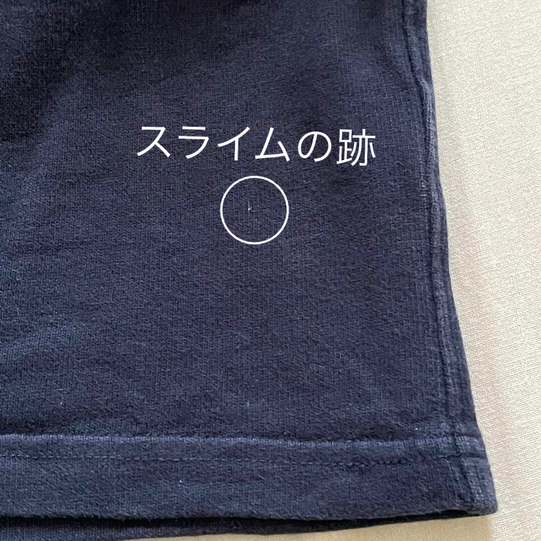 MUJI (無印良品)(ムジルシリョウヒン)の無印良品 キッズ クルーネック長袖Tシャツ 110 ネイビー キッズ/ベビー/マタニティのキッズ服男の子用(90cm~)(Tシャツ/カットソー)の商品写真