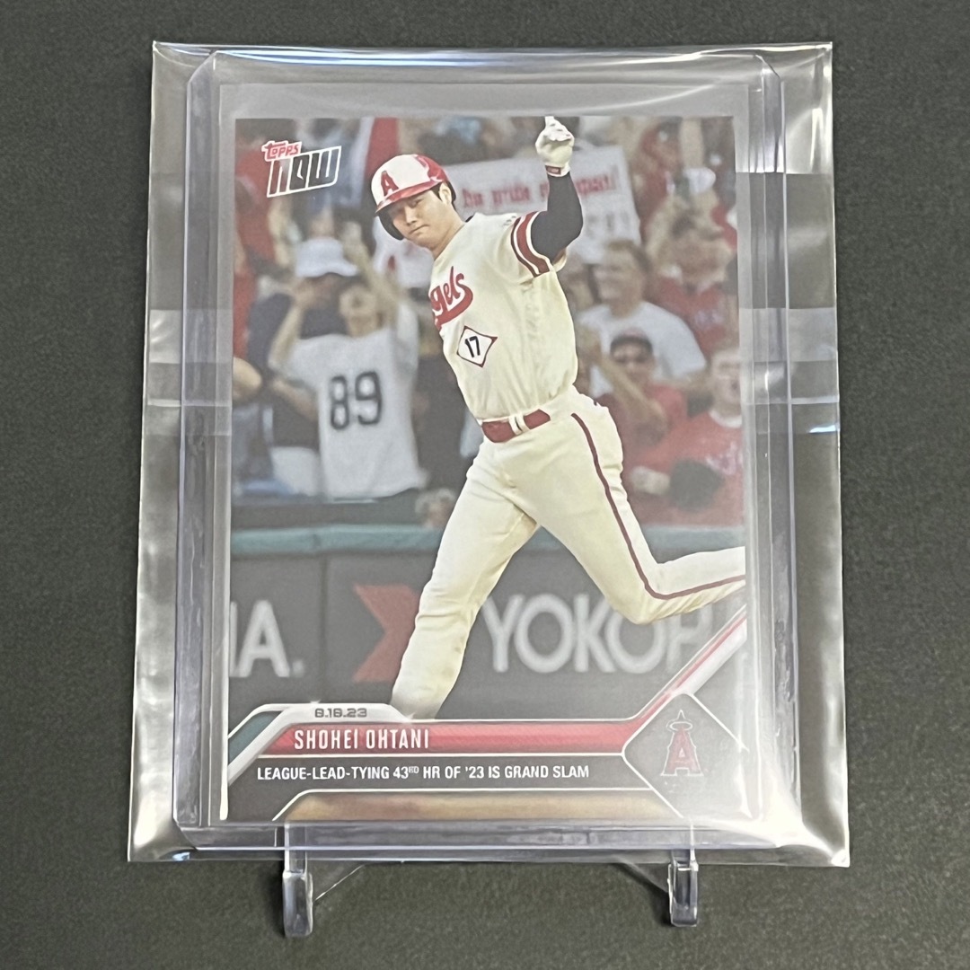 727【美品!新品スリーブ&ローダー入り】大谷翔平 2023 Topps now | フリマアプリ ラクマ