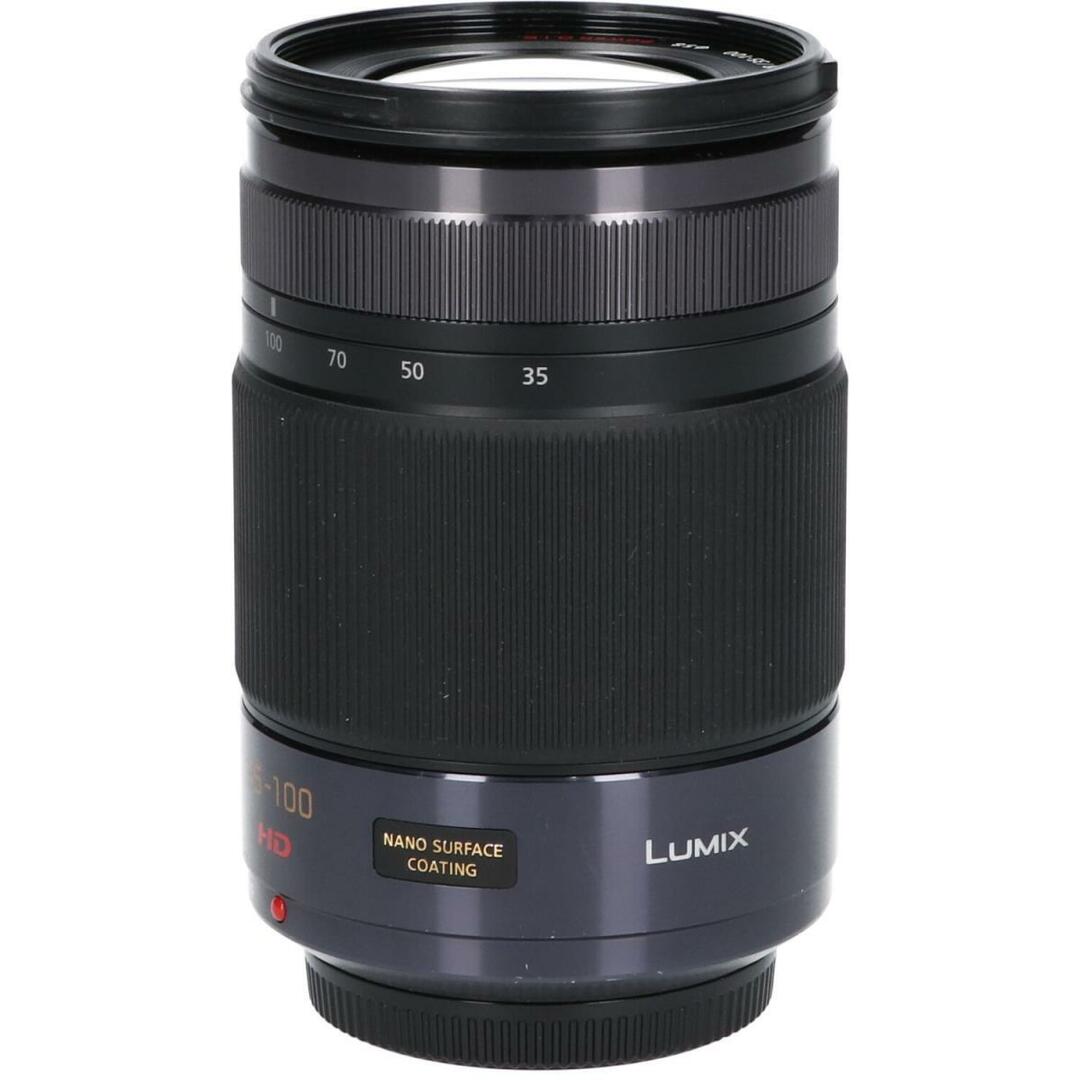 Panasonic(パナソニック)のＰＡＮＡＳＯＮＩＣ　Ｇ３５－１００ｍｍ　Ｆ２．８ＯＩＳ（Ｈ－ＨＳ３５１００） スマホ/家電/カメラのカメラ(レンズ(ズーム))の商品写真