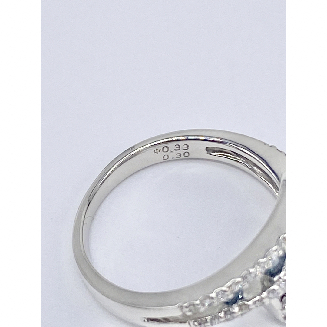 アレキサンドライト 計0.33ct / ダイヤ計0.30ct Pt900 リング レディースのアクセサリー(リング(指輪))の商品写真