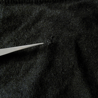 フランス製ミラミカティ 上質カシミヤシルク半袖ニットカーディガン  羽織り