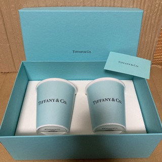 Tiffany & Co. - ティファニー ボーンチャイナペーパーカップ ブルー