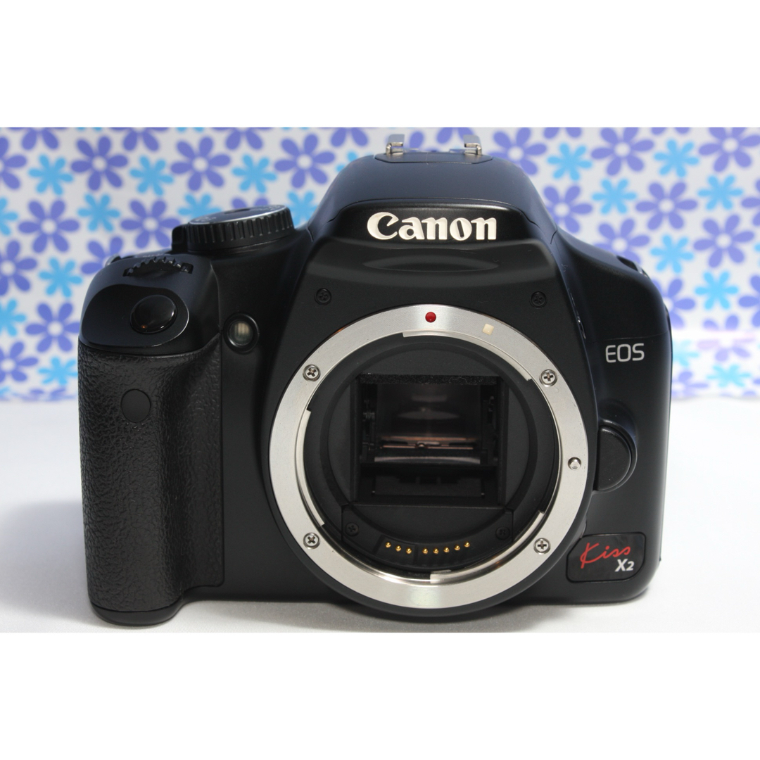 Canon - 極美品☆Canon kiss X2 ダブルズームキット☆高画質☆初心者