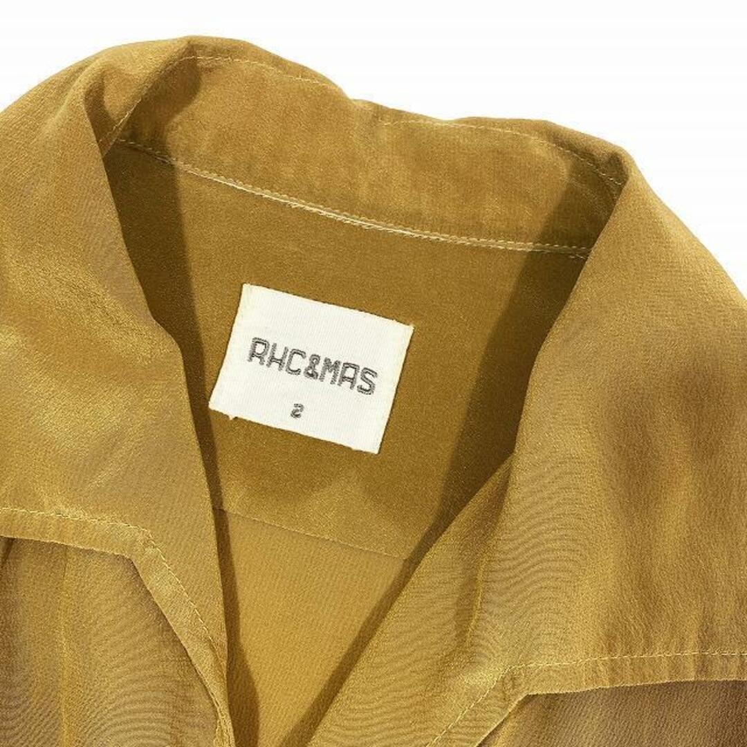 Ron Herman(ロンハーマン)のロンハーマン RHC&MAS シルク オープンカラー シャツ トップス  メンズのトップス(シャツ)の商品写真