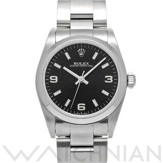 ロレックス(ROLEX)の中古 ロレックス ROLEX 77080 Y番(2002年頃製造) ブラック ユニセックス 腕時計(腕時計)