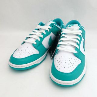 ナイキ(NIKE)のNIKE / ナイキ ◆Dunk Low Clear Jade/ダンクロー/ホワイト/グリーン/27.5cm/タグ付き DV0833-101 【メンズ/MEN/男性/ボーイズ/紳士】【靴/クツ/シューズ/SHOES】 メンズファッション【中古】 [0220473411](スニーカー)