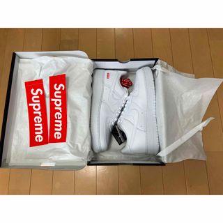 シュプリーム(Supreme)のNIKE supreme エアフォース1 ホワイト 28.0cm(スニーカー)