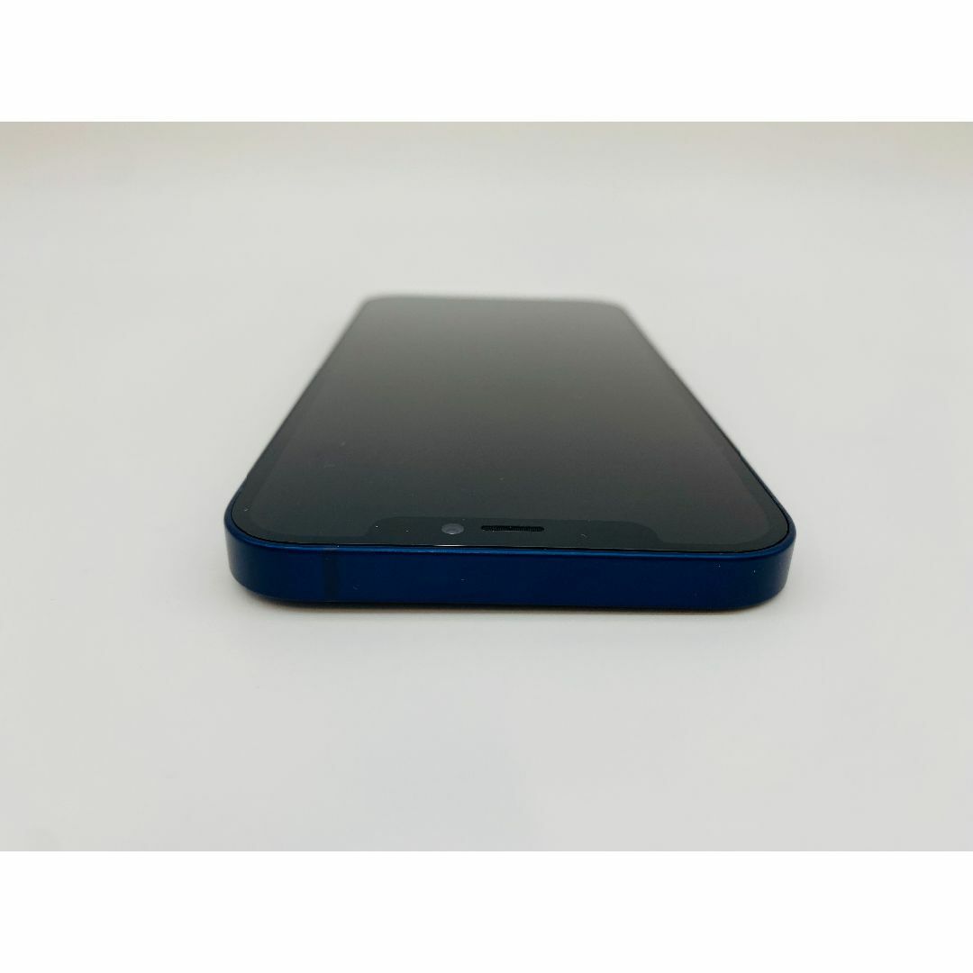 032 iPhone12 64GB ブルー/シムフリー/純正バッテリー100%