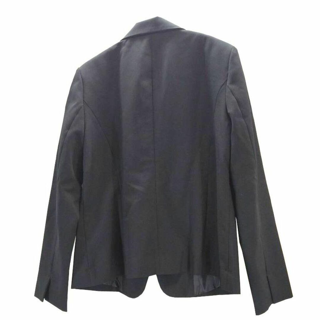 AW0476■ 新品 スーツ 3点セット 袖口ベンツジャケット パンツ2枚  黒 レディースのフォーマル/ドレス(スーツ)の商品写真