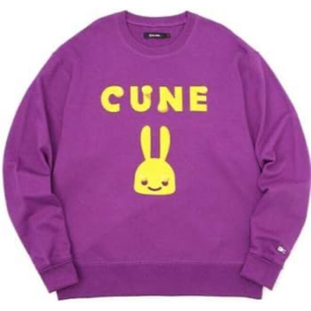 CUNE(キューン)の新品 cune キューン ちょっといい ゆるだぼ スウェット 紫 メンズのトップス(スウェット)の商品写真