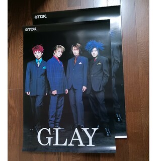 TDK　　GLAYポスター二枚セット(印刷物)