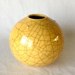 たち吉 - 美品 平安橘吉 たち吉 花瓶 花器 花生 壺 華道 橘吉 金運 黄色