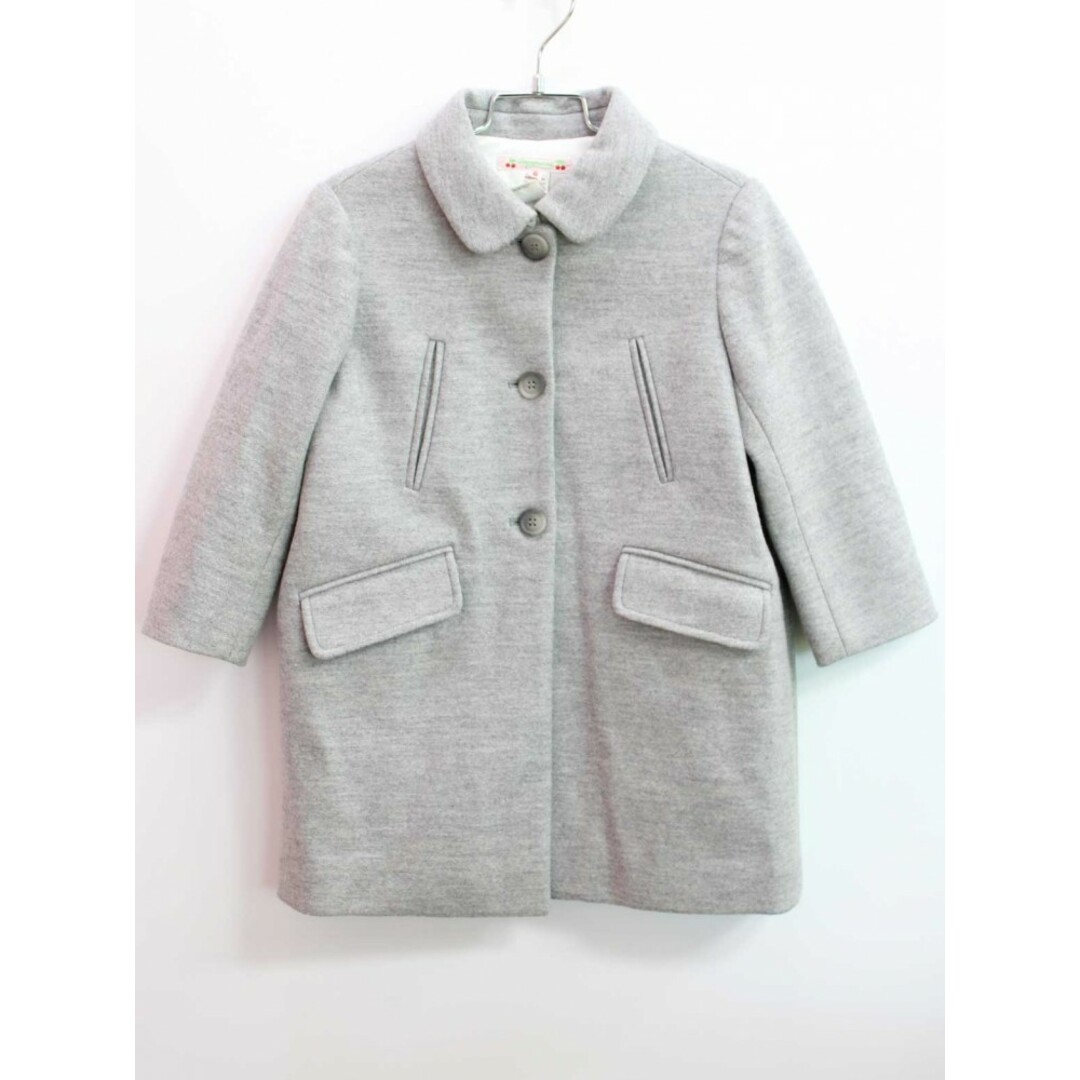 【冬物 新入荷!】◇ボンポワン/BONPOINT◇115cm コート グレー子供服 キッズ kids 女の子 冬 012132 otr綿100％袖裏地中綿