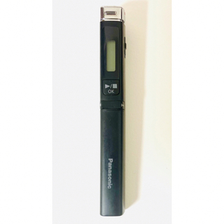 パナソニック(Panasonic)のパナソニック ペン型ICレコーダー 黒色 RR-XP009-K  正常作動 美品(ポータブルプレーヤー)