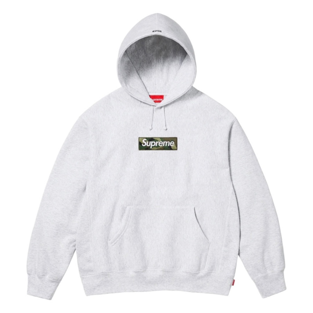Supreme - Supreme Box Logo Hooded Sweatshirt グレーM
