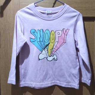 スヌーピー(SNOOPY)のピーナッツ　スヌーピーのＴシャツ(長袖)　サイズ100　(385)　同梱無料(Tシャツ/カットソー)