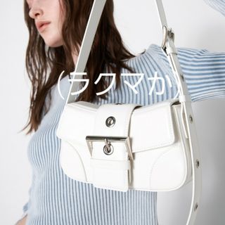 ディーホリック(dholic)のMUNIER Motor Bag - White(ハンドバッグ)