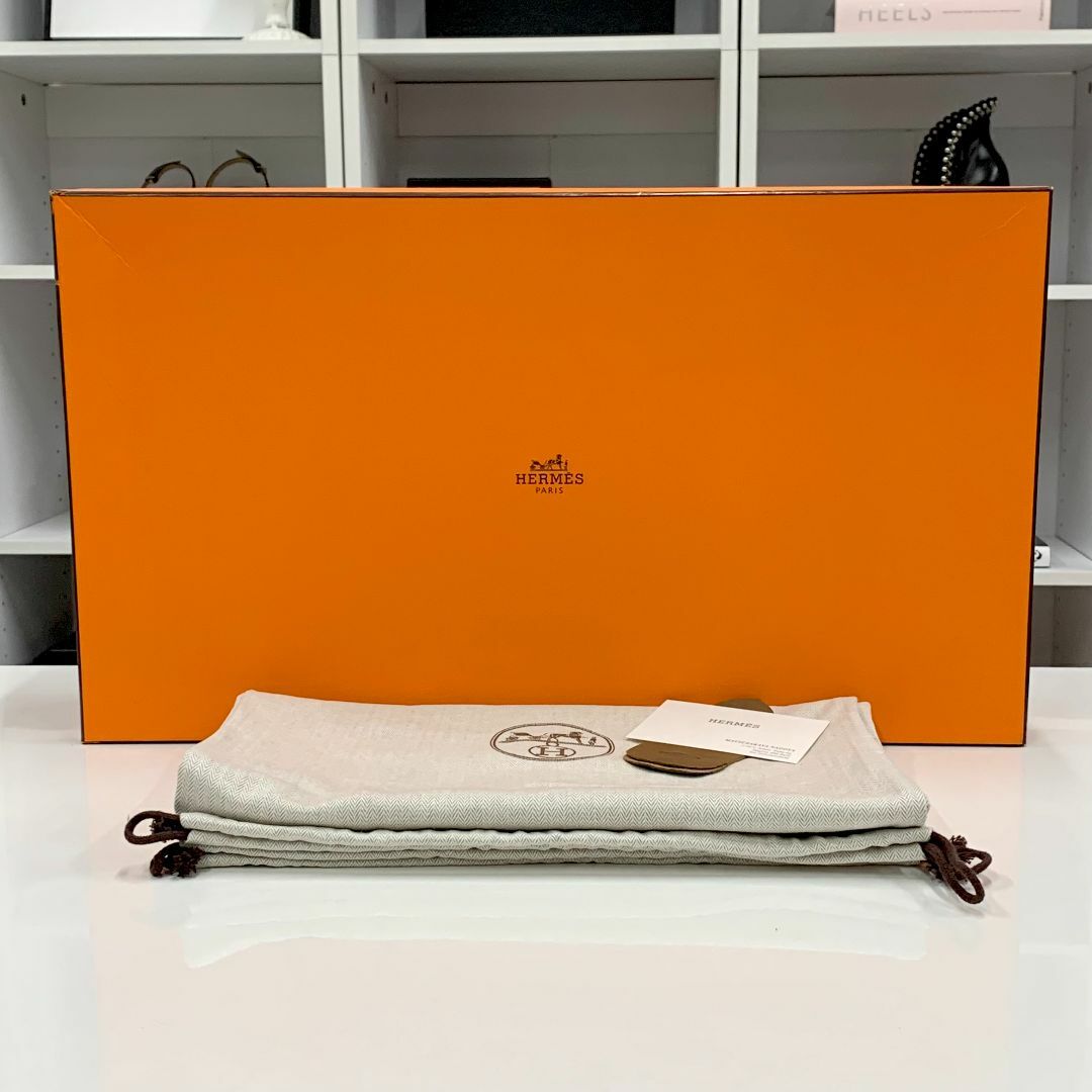 Hermes(エルメス)の8326 エルメス ジャンピング レザー ケリー金具 ロングブーツ ブラウン レディースの靴/シューズ(ブーツ)の商品写真