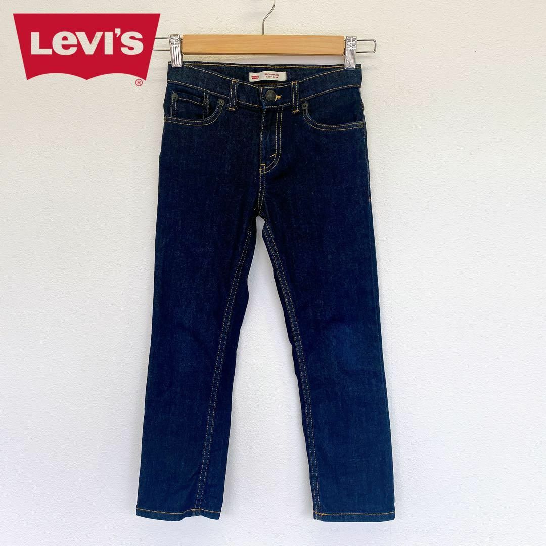 Levi's(リーバイス)の1568 極美品数回 リーバイス キッズ 511 ジーンズ デニム 7 パンツ キッズ/ベビー/マタニティのキッズ服男の子用(90cm~)(パンツ/スパッツ)の商品写真