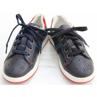 ポールスミス(Paul Smith)の【新入荷!】◇ポールスミスジュニア/Paul Smith JUNIOR◇19.1cm スニーカー/シューズ/靴 濃紺【中古】子供 キッズ kids 男の子 春夏秋冬 012132 shoes(スニーカー)