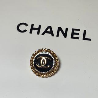 シャネル(CHANEL)のシャネル　ボタン　ヘアゴム(各種パーツ)