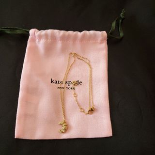 ケイトスペードニューヨーク(kate spade new york)のkate spade　クロワッサン　ネックレス　ゴールド色(ネックレス)