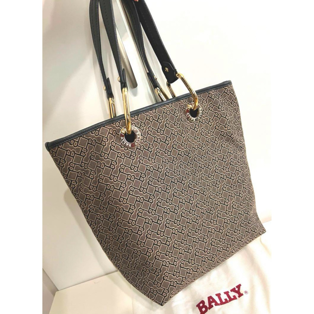 【美品】BALLY バリー レザー トートバッグ Bロゴ