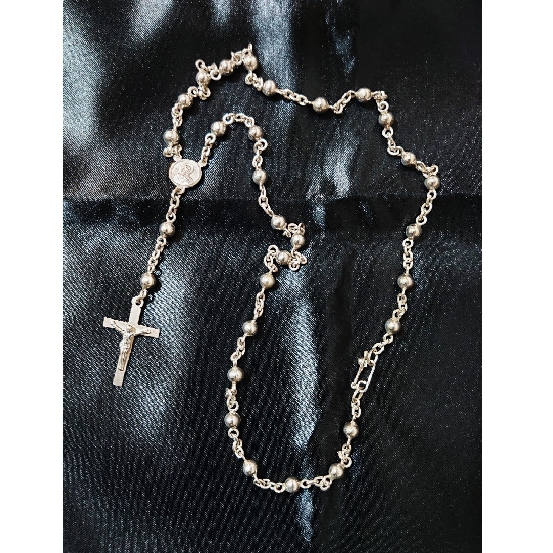 WEB限定カラー of Silver pearl Rosary Beads 925」の落札相場・落札