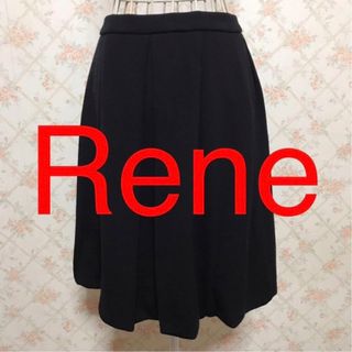 ルネ(René)の★Rene/ルネ★極美品★ニットスカート36(M.9号)(ひざ丈スカート)