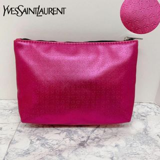 イヴサンローラン(Yves Saint Laurent)の1462YSL イヴサンローラン ポーチ メイク メタリック ピンク スター 星(ポーチ)