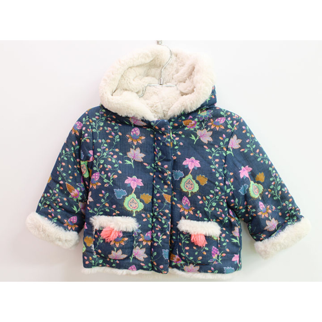 綿100％裏【冬物 新入荷!】♪ルイーズミーシャ/Louise Misha♪80cm ブルゾン/ジャンバー 紺系子供服 キッズ kids ベビー baby 女の子 冬 otr 212132