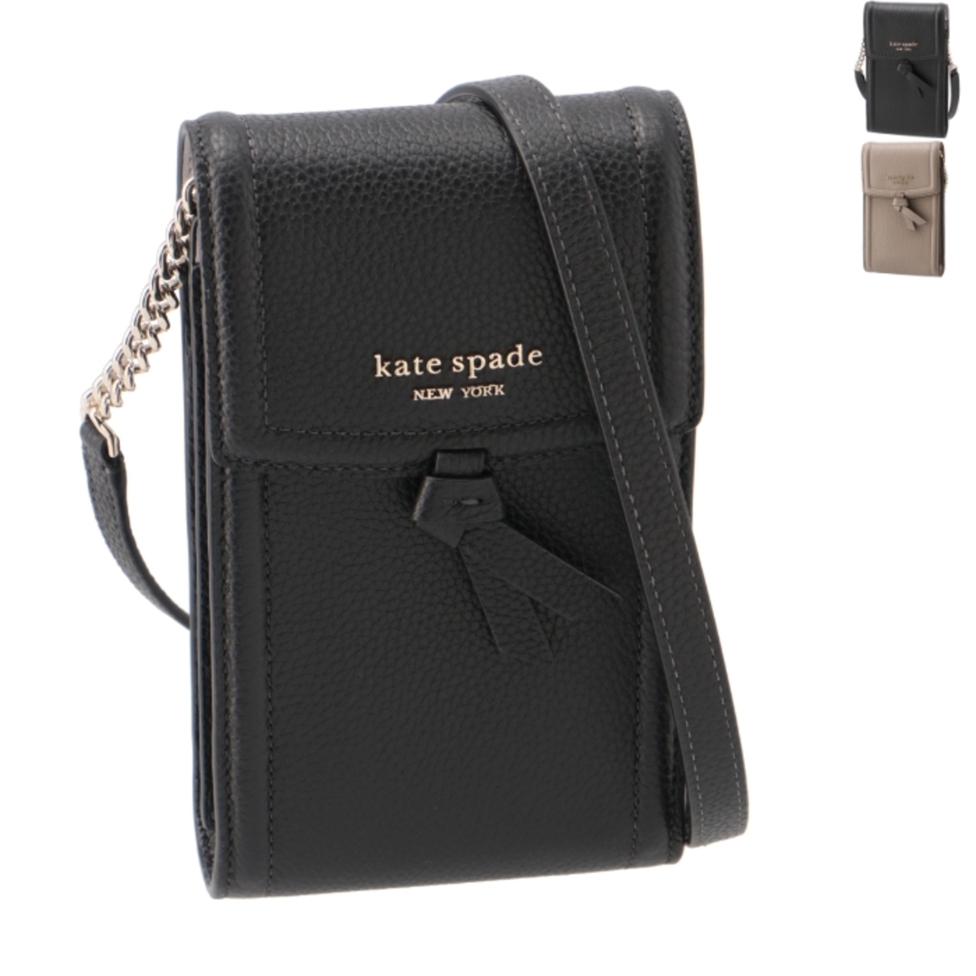 ゴールド仕様ケイトスペード KATE SPADE ショルダーバッグ フォンポーチ スマホショルダー KNOTT N/S ノット ミニバッグ 2024年春夏新作 K6376 0018