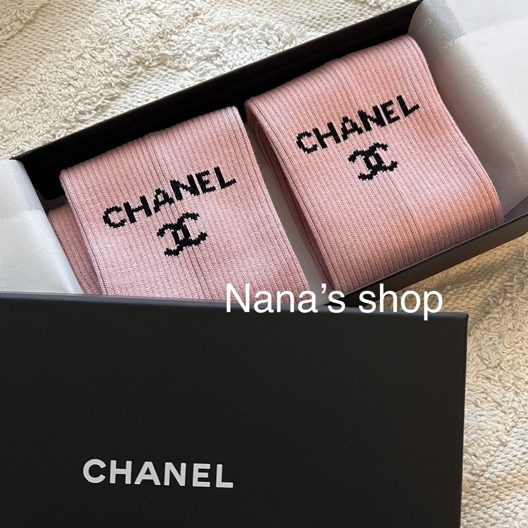 CHANEL(シャネル)のCHANEL ゲートル ⭐️　ピンク24C 新作 レディースのレッグウェア(レッグウォーマー)の商品写真