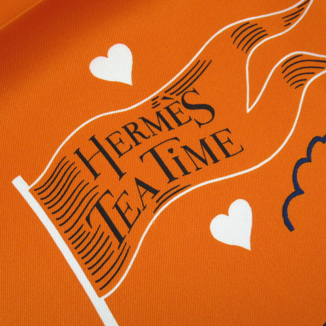 ■正規品■未使用■HERMES エルメス カレ90 アニマポリス オレンジ系 箱こちらもご理解の上ご入札下さい