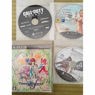 プレイステーション3(PlayStation3)のPS3　CODゴースト　GTA5　グレイセスエフ　ブラックフラッグ　動作確認済み(家庭用ゲームソフト)