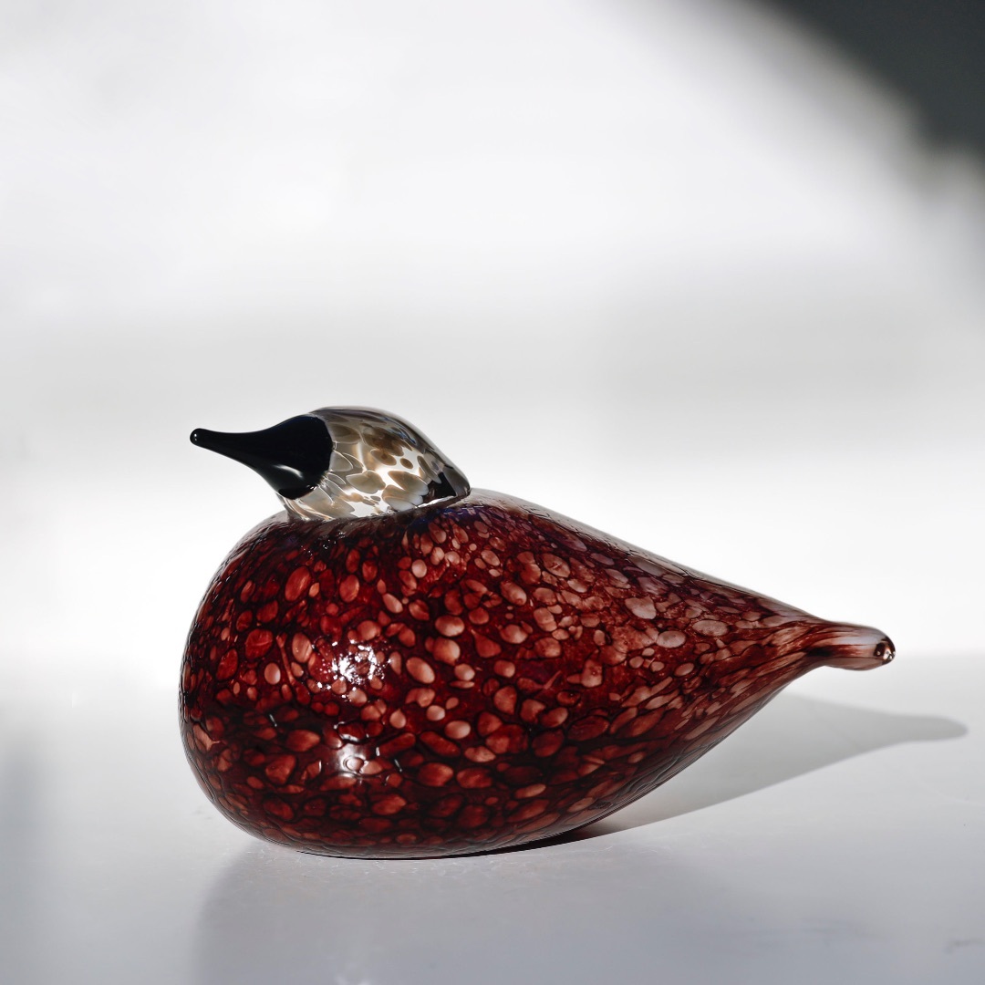 日本に Rosy レア☆Birds finch Toikka☆イッタラ Oiva by toikka ...