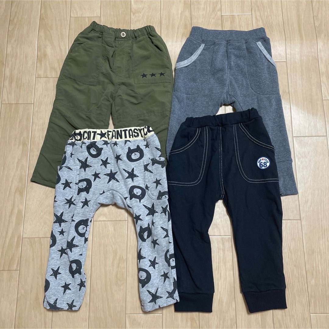 早いもの勝ち★ 95 裏起毛　ズボン　まとめ売り キッズ/ベビー/マタニティのキッズ服男の子用(90cm~)(パンツ/スパッツ)の商品写真