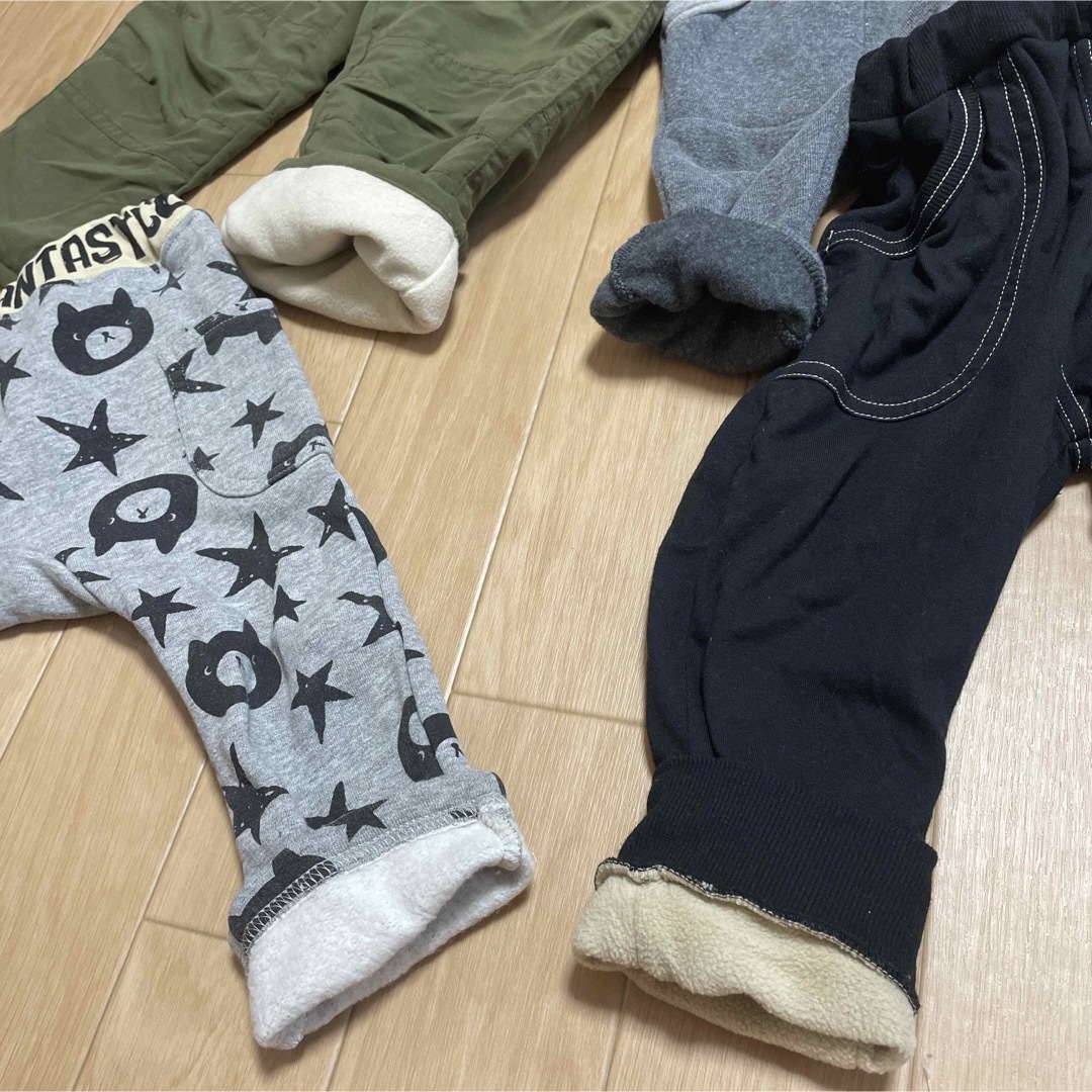 早いもの勝ち★ 95 裏起毛　ズボン　まとめ売り キッズ/ベビー/マタニティのキッズ服男の子用(90cm~)(パンツ/スパッツ)の商品写真