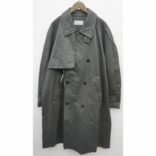 美品22AW ENCOMING インカミング COAT コート灰711N▲(ステンカラーコート)