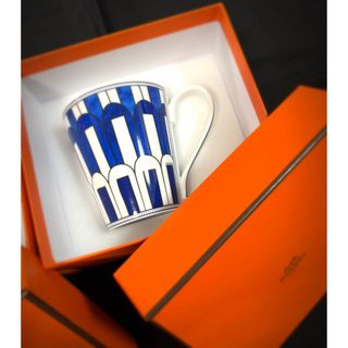 エルメス(Hermes)のHERMES ブルーダイユール　マグ(食器)