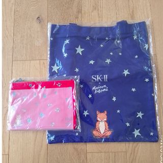 エスケーツー(SK-II)のSK-II MAISON KITSUNE メゾンキツネ 限定 バッグ ポーチ(トートバッグ)