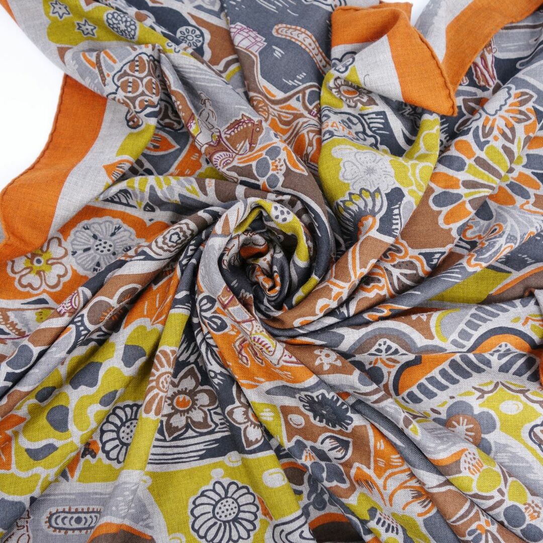 HERMES - 極美品 エルメス HERMES スカーフ カレ140 BINGATA HERMES - 極美品 エルメス HERMES スカーフ カレ140 BINGATA