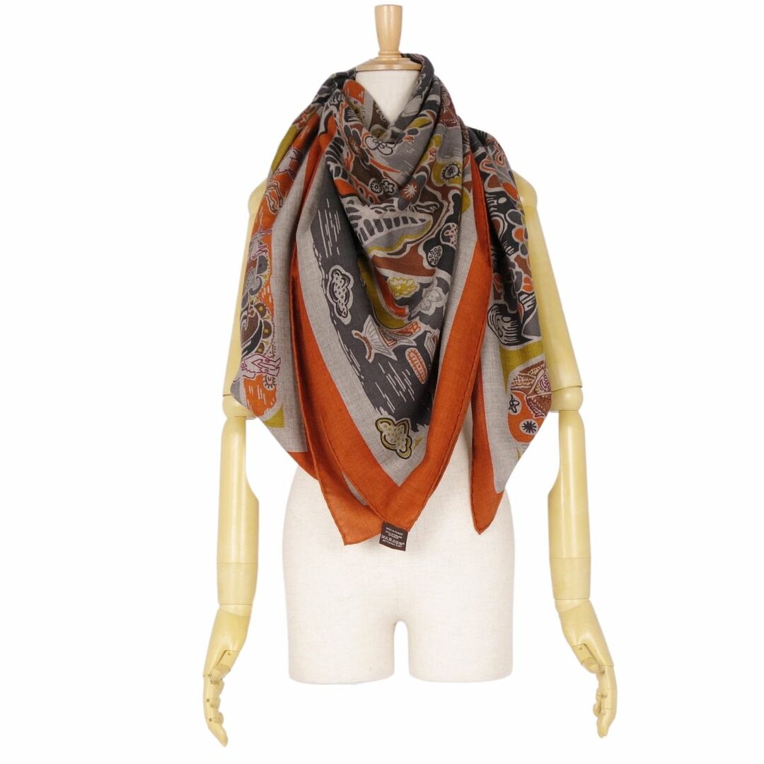 HERMES - 極美品 エルメス HERMES スカーフ カレ140 BINGATA HERMES - 極美品 エルメス HERMES スカーフ カレ140 BINGATA