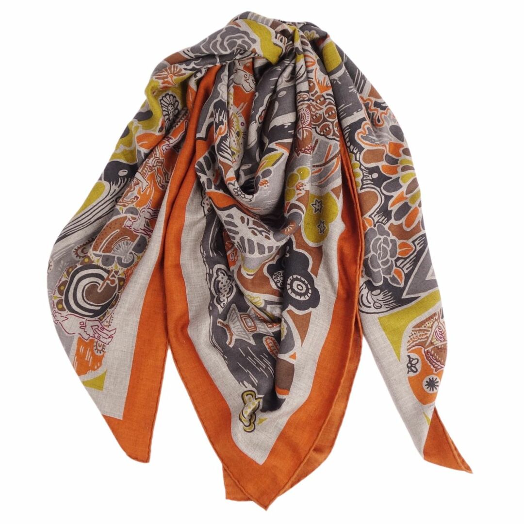 HERMES - 極美品 エルメス HERMES スカーフ カレ140 BINGATA HERMES - 極美品 エルメス HERMES スカーフ カレ140 BINGATA