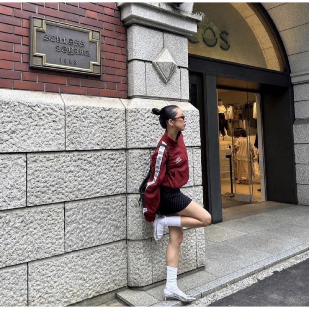 moussy(マウジー)のMOUSSY UMBRO JERSEY トップス♡ボルドー レディースのジャケット/アウター(その他)の商品写真