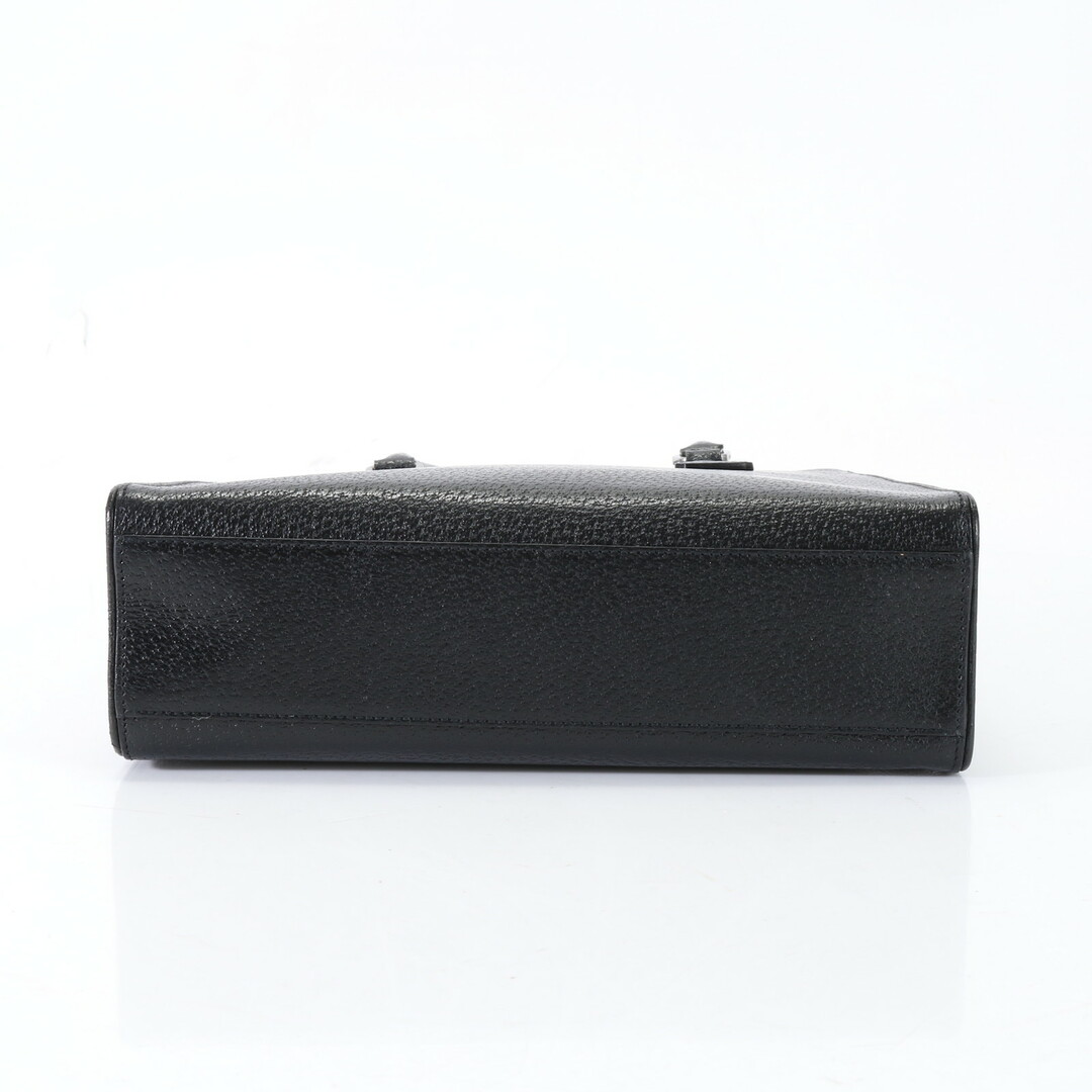 PRADA(プラダ)の極美品 プラダ レザー ハンドバッグ トート トップハンドル 本革 ブラック 黒 メンズ EEM G2-5 レディースのバッグ(ハンドバッグ)の商品写真