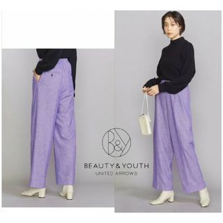 ビューティアンドユースユナイテッドアローズ(BEAUTY&YOUTH UNITED ARROWS)のビューティー＆ユース♥タックワイドパンツ(カジュアルパンツ)